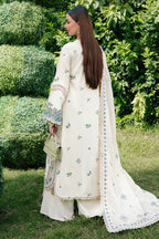 03 Piece Stitched Cotton Suit - Ready To Wear