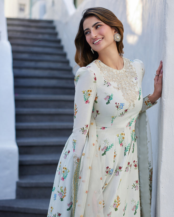 03-Piece Lawn Embroidered Suit - Ready To Wear