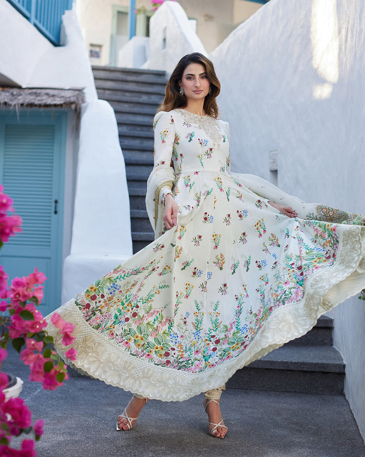 03-Piece Lawn Embroidered Suit - Ready To Wear