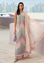 03-Piece Lawn Suit With Embroidery - Ready To Wear