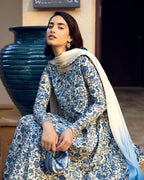 03 Piece Stitched Khaddar Suit - Ready To Wear