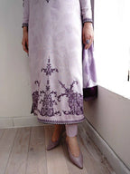 3 Piece Stitched Printed Lawn Suit - Ready To Wear