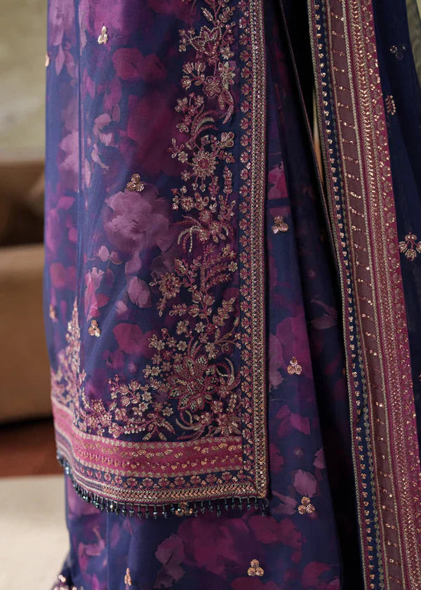 03-Piece Printed Lawn Suit With Embroidery - Ready To Wear