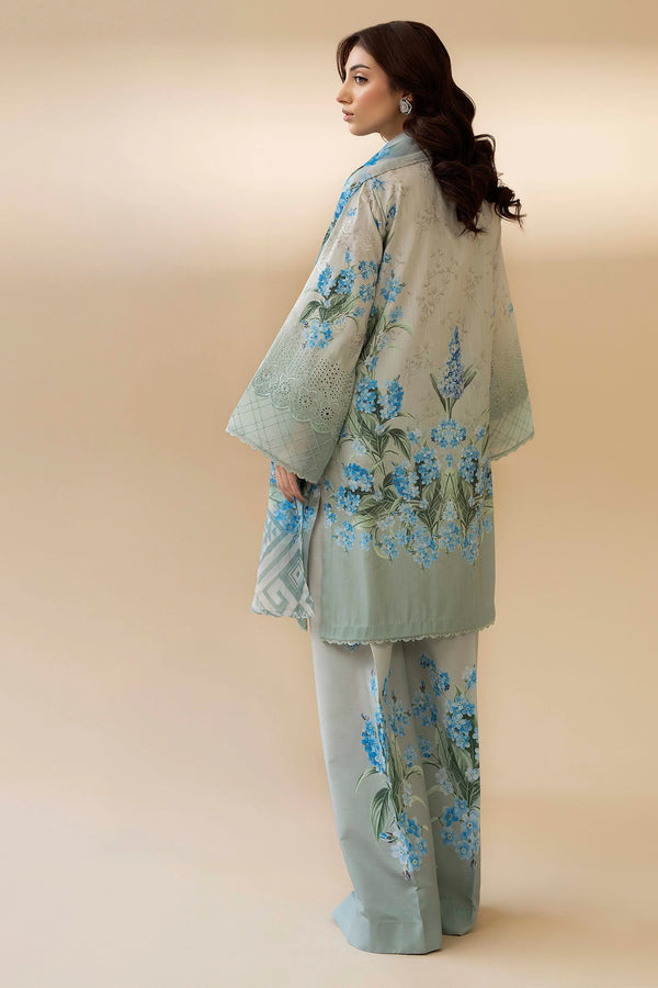 03 Piece Stitched Lawn Suit - Ready To Wear