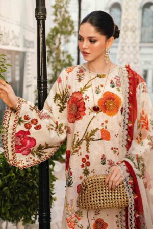Lawn 3-Piece Stitched Suit | Printed Embroidered Collection