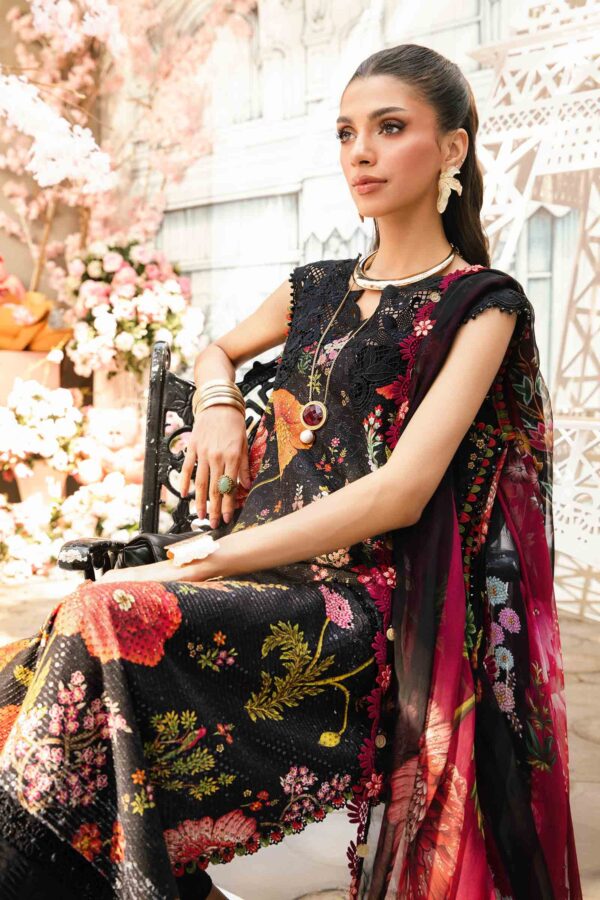Printed Embroidered Lawn 3-Piece Stitched Suit | Festive Collection