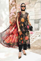 Printed Embroidered Lawn 3-Piece Stitched Suit | Festive Collection