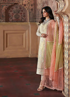 03 Piece Stitched Chiffon Suit - Ready To Wear