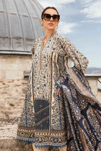 03-Piece Lawn Suit With Chikankari Embroidery - Ready To Wear