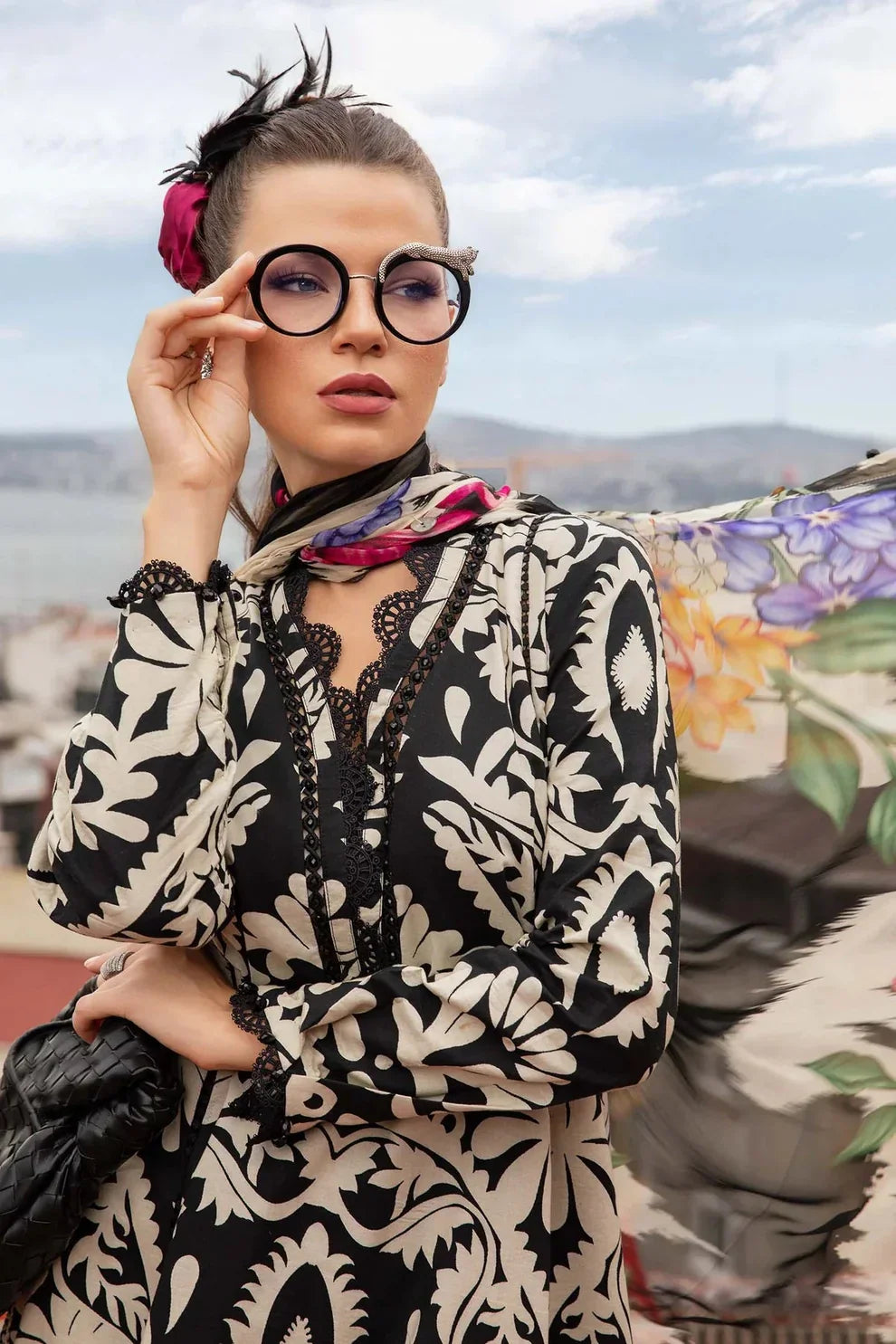 03-Piece Printed Lawn Suit - Ready To Wear