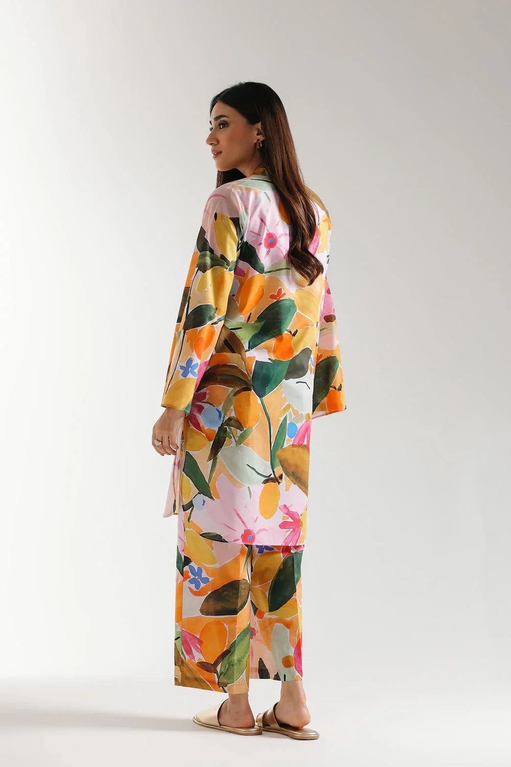 02 Piece Stitched Cotton Suit - Ready To Wear