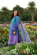 Embroidered Purple Lawn 3-Piece Stitched Suit | Spring Summer Collection