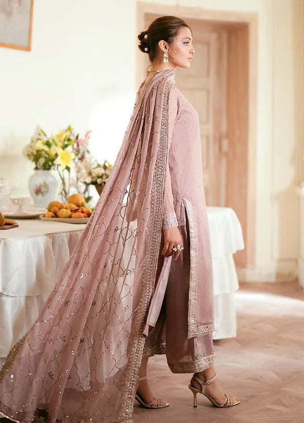 03 Piece Stitched Chiffon Suit - Ready To Wear