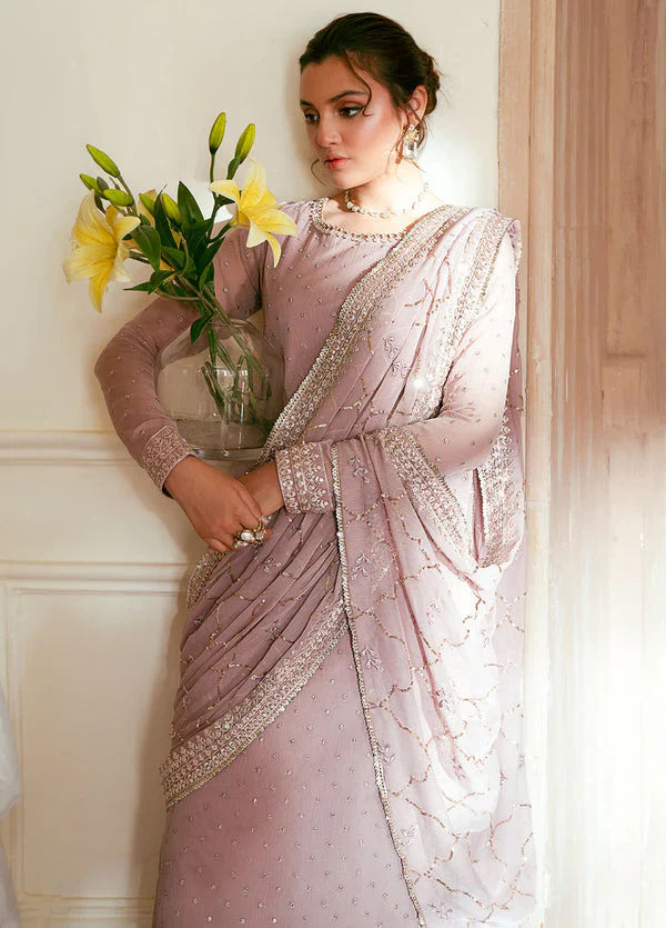 03 Piece Stitched Chiffon Suit - Ready To Wear