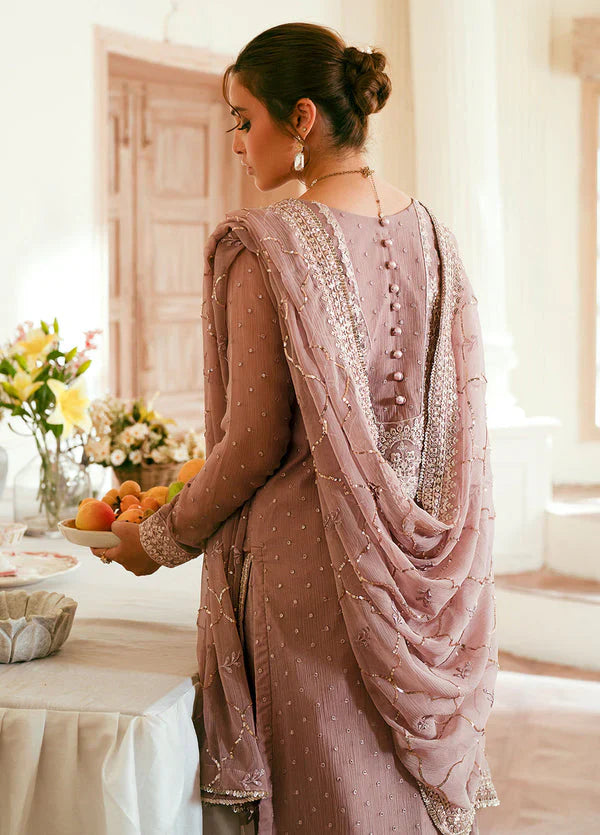 03 Piece Stitched Chiffon Suit - Ready To Wear