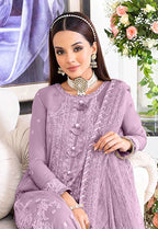 03 Piece Stitched Chiffon Suit - Ready To Wear
