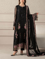 03 Piece Stitched Chiffon Suit - Ready To Wear
