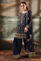03 Piece Stitched Chiffon Suit - Ready To Wear