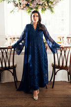 03 Piece Stitched Luxury Chiffon Dress - Ready To Wear