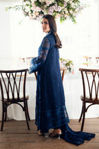 03 Piece Stitched Luxury Chiffon Dress - Ready To Wear