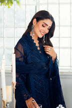 03 Piece Stitched Luxury Chiffon Dress - Ready To Wear