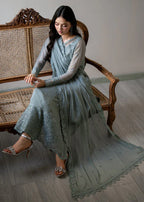 03 Piece Stitched Chiffon Suit - Ready To Wear