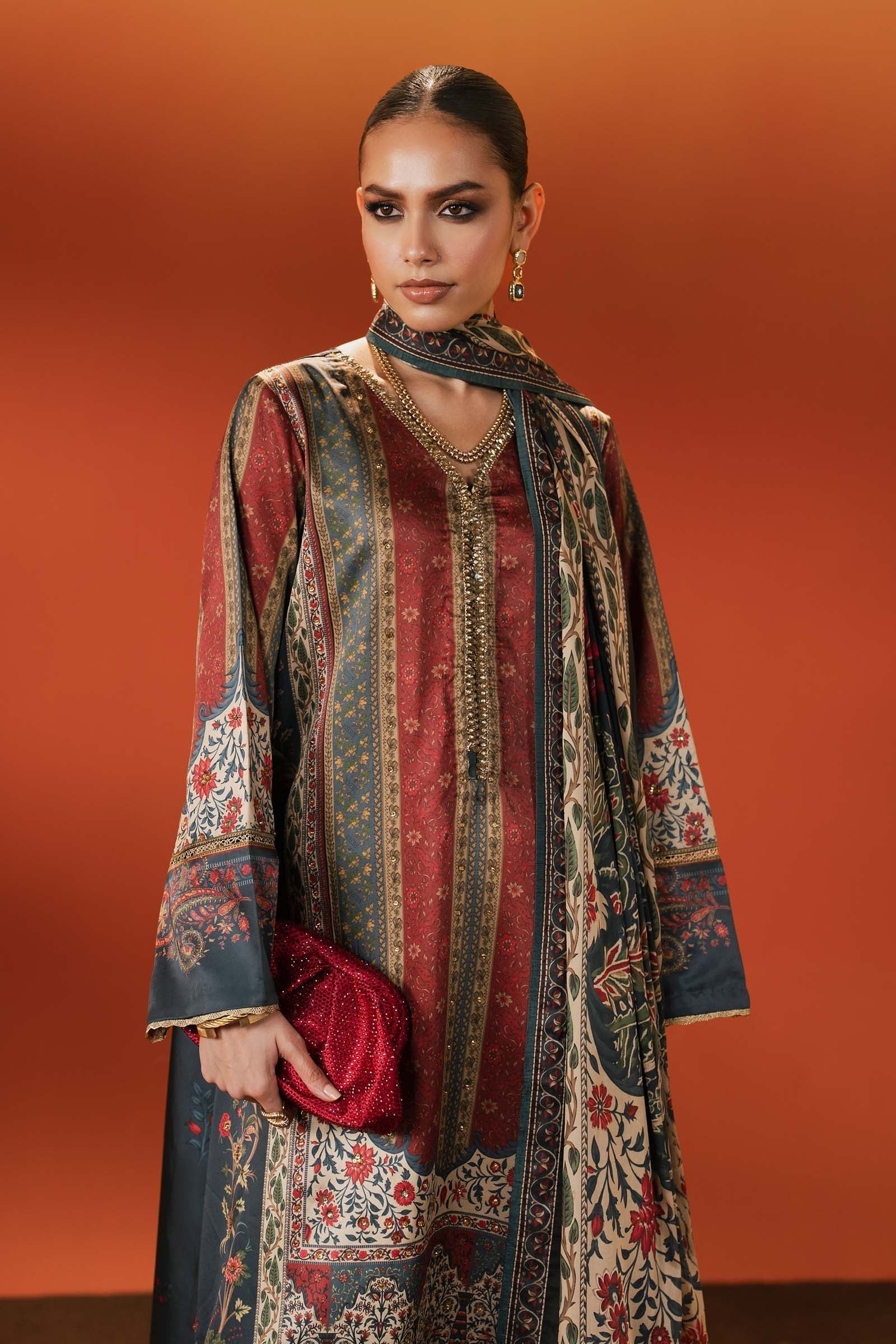 Printed Lawn 3-Piece Stitched Suit with Dupatta – Ready To Wear