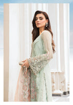 03 Piece Stitched Chiffon Embroidery Suit - Ready To Wear