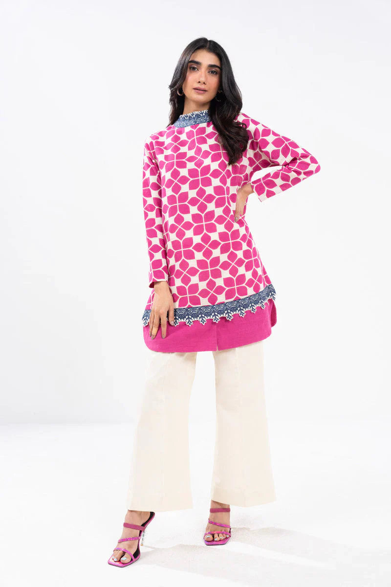 02 Piece Stitched Cotton Suit - Ready To Wear