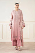 03 Piece Stitched Chiffon Embroidery Suit - Ready To Wear