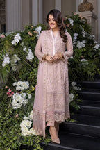 03 Piece Stitched Chiffon Suit - Ready To Wear