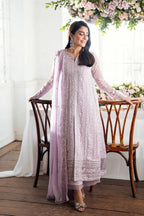 03 Piece Stitched Chiffon Embroidery Suit - Ready To Wear