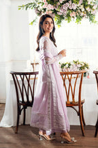 03 Piece Stitched Chiffon Embroidery Suit - Ready To Wear
