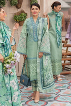 03-Piece Lawn Suit With Schiffli Embroidery - Ready To Wear