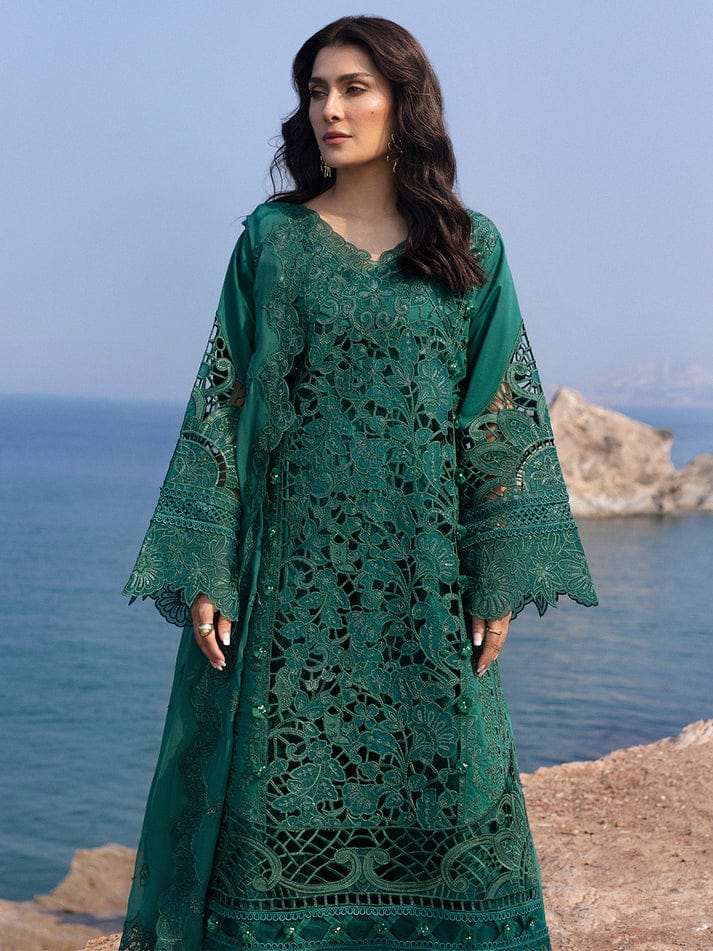 03-Piece Lawn Embroidered Suit - Ready To Wear