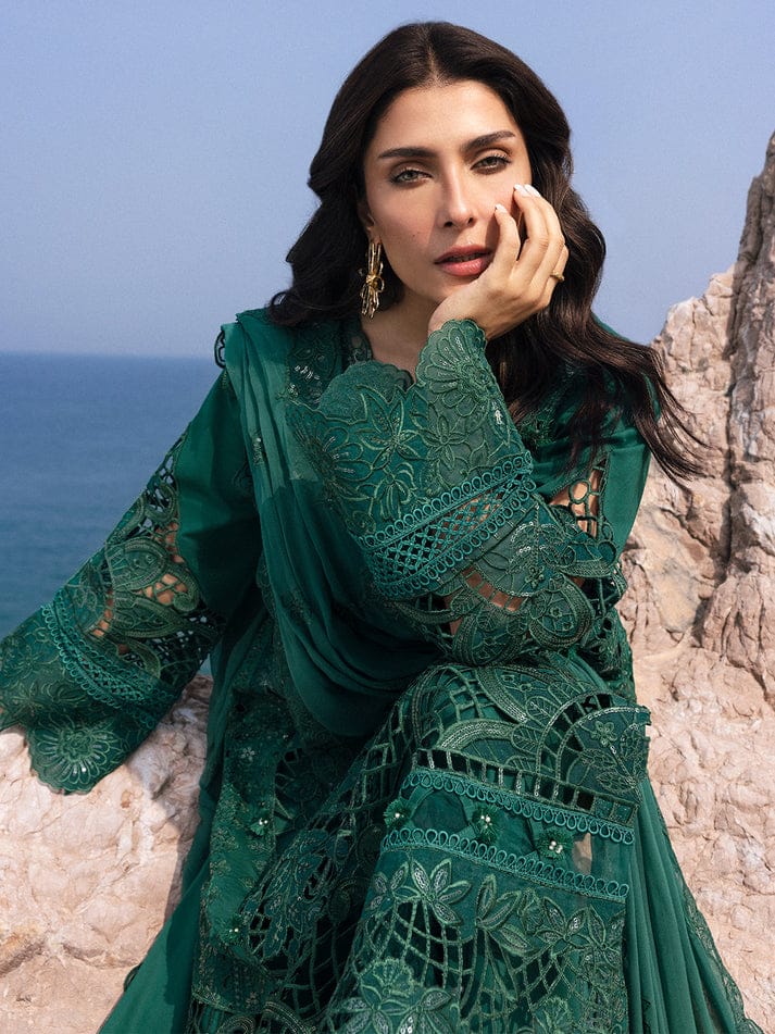 03-Piece Lawn Embroidered Suit - Ready To Wear