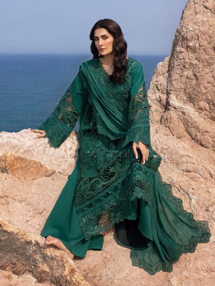 03-Piece Lawn Embroidered Suit - Ready To Wear