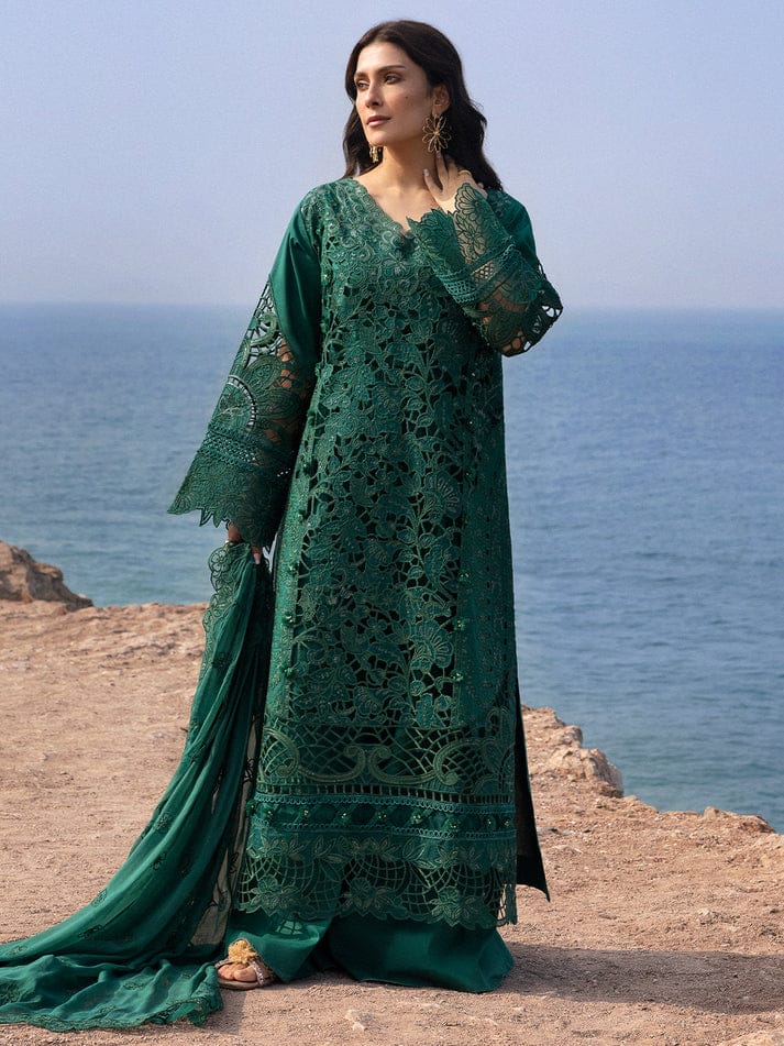 03-Piece Lawn Embroidered Suit - Ready To Wear