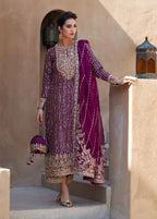 Luxury Embroidered Chiffon 3-Piece Suit – Ready To Wear