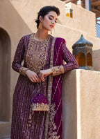 Luxury Embroidered Chiffon 3-Piece Suit – Ready To Wear