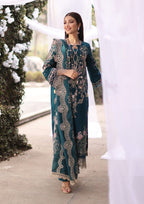 Chikankari Embroidered 3-Piece Stitched Suit with Khaddi Net Dupatta – Ready To Wear