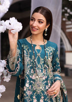 Chikankari Embroidered 3-Piece Stitched Suit with Khaddi Net Dupatta – Ready To Wear