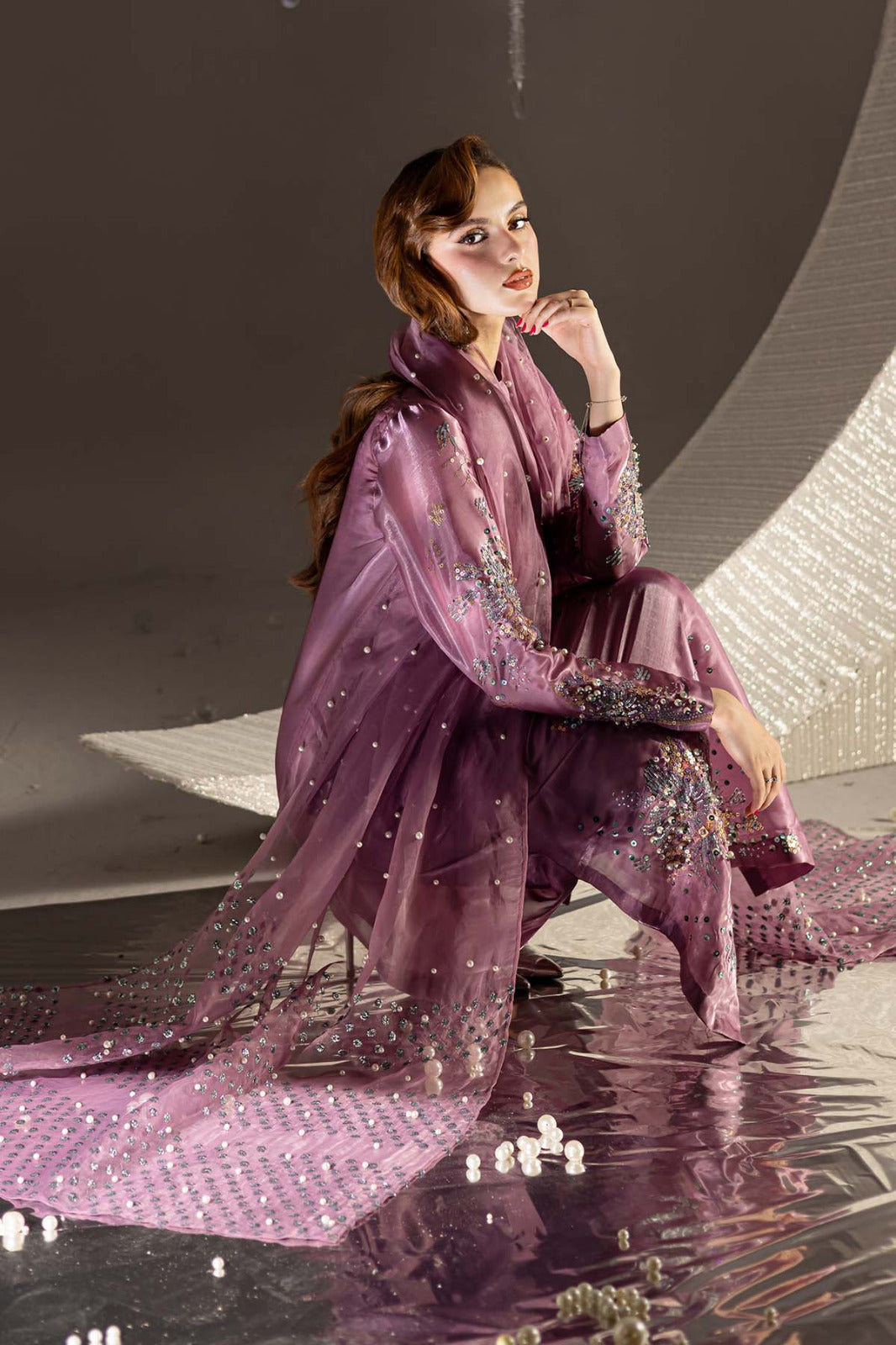 Nureh Luxury Tiny Twinkles Lawn 3-Piece Stitched Suit