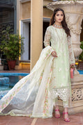 Thread & Sequence Embroidered Organza 3-Piece Stitched Suit with Khaddi Dupatta | Ready To Wear