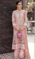 Embroidered Organza 3-Piece Stitched Suit with Stone Work & Organza Dupatta | Ready To Wear