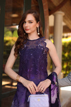 Double Shaded Printed Lawn 3-Piece Stitched Suit with Embroidered Chiffon Dupatta | Ready To Wear