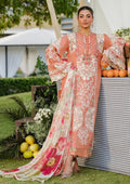 Embroidered Chikankari Lawn 3-Piece Stitched Suit with Silk Dupatta | Ready To Wear