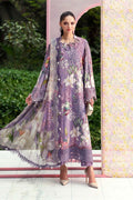 Printed Lawn Schiffli Embroidered 3-Piece Stitched Suit with Spangle Work & Chiffon Dupatta | Ready To Wear