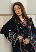 Heavy Embroidered Lawn 3-Piece Stitched Suit with Chiffon Dupatta & Cutwork | Ready To Wear
