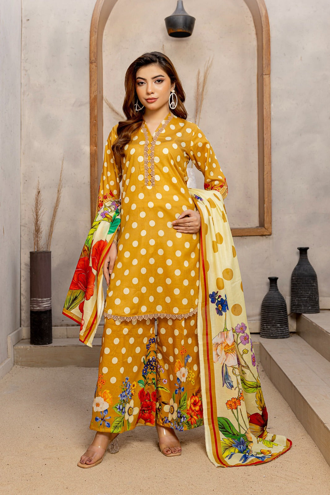 Pure Airjet Lawn Printed 3-Piece Stitched Suit | Summer Collection | Ready To Wear